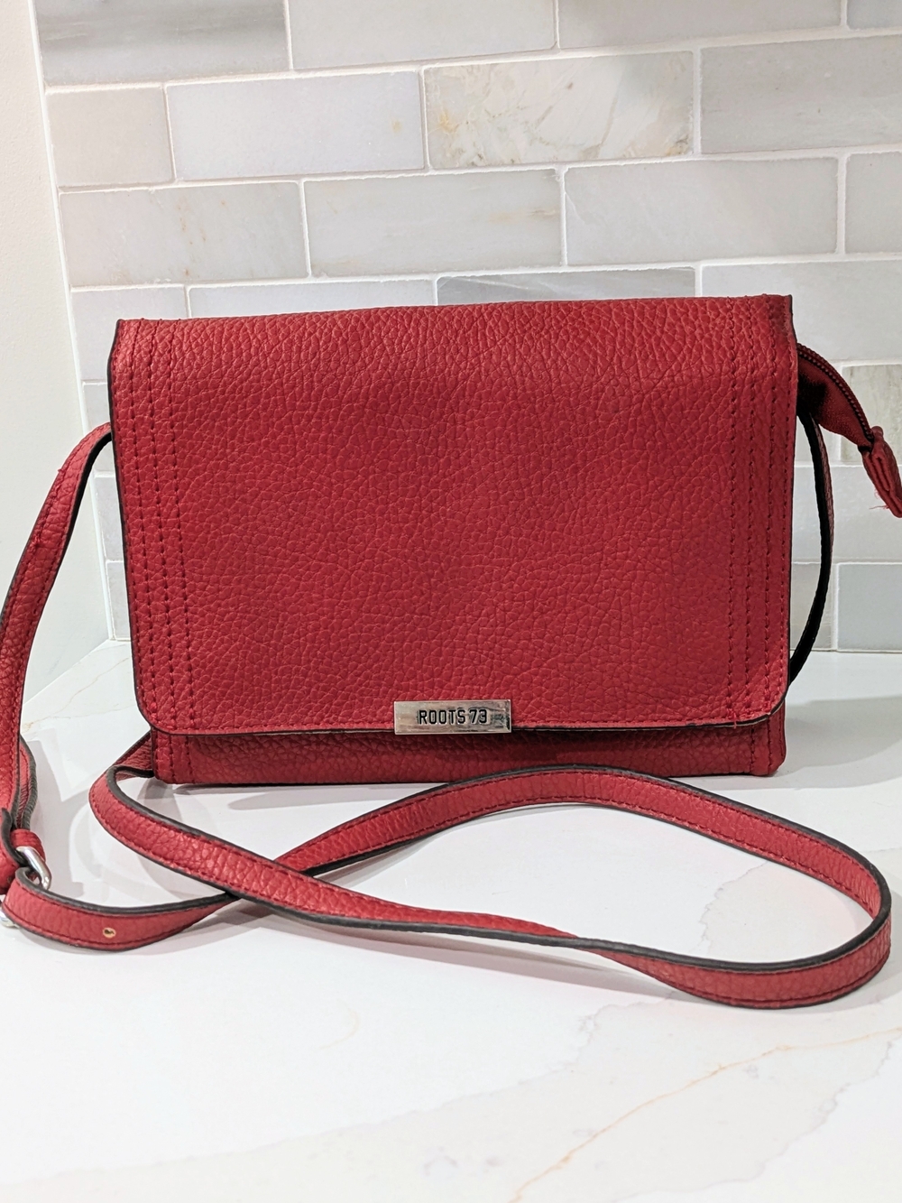 Roots Red Crossbody Bag